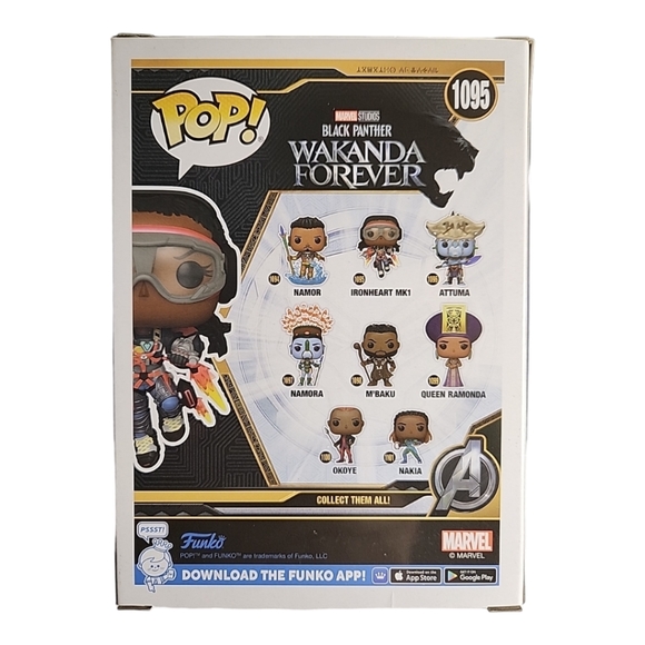 NIB - Funko Pop! Vinyl: Marvel - Ironheart MK1 #1095 Bobblehead - Picture 3 of 4